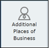 Additional Place of Business (व्यवसाय का अतिरिक्त स्थान) बटन 