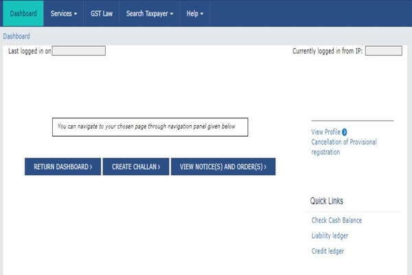 gst portal, step 4