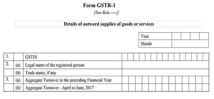 GSTR-1 form 1